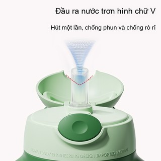 Youkebei bình sữa cho bé sơ sinh Vật liệu bình sữa ppsu bình hút sữa cho bé bình uống sữa có ống hút tay cầm