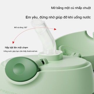 Youkebei bình sữa cho bé sơ sinh Vật liệu bình sữa ppsu bình hút sữa cho bé bình uống sữa có ống hút tay cầm