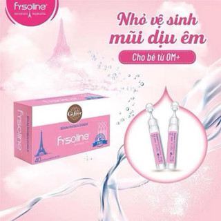 Nước Muối Sinh Lý Fysoline Pháp Cho Trẻ Sơ Sinh - Rửa Mũi, Vệ Sinh Mắt