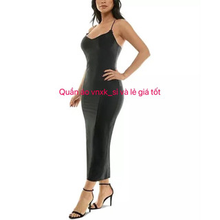 Đầm dây body dáng midi xuất dư