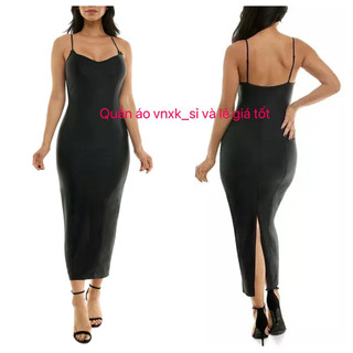 Đầm dây body dáng midi xuất dư