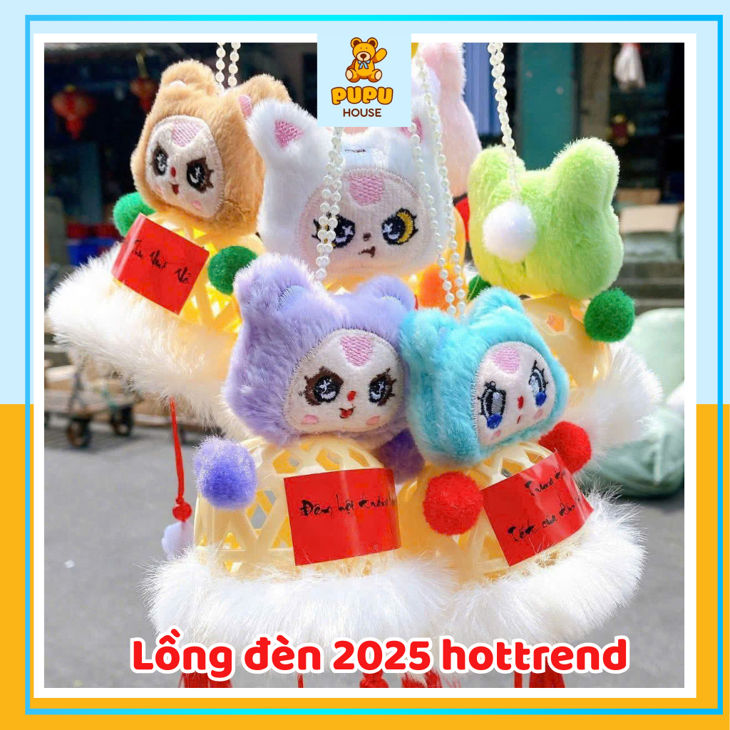 Đèn Lồng Trung Thu Lồng Đèn Hottrend 2025 Có Đèn Led Lồng Đèn Cho Bé Nhiều Mẫu Cho Bé - Đồ Chơi PUPU HOUSE
