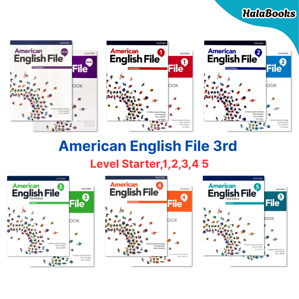 Sách - American English File 3rd - Level Starter đến 5 (KHONG CO CODE ...