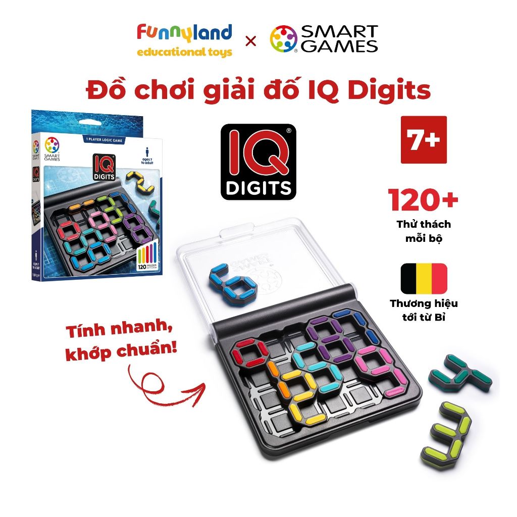 Đồ chơi trí tuệ SmartGames Thử Thách IQ Digits