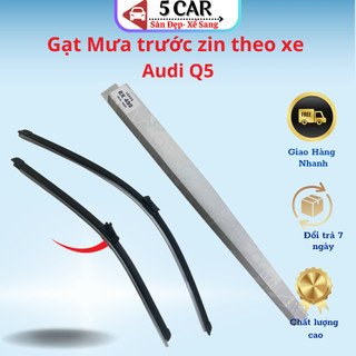 Gạt mưa xe/Gạt lẫy theo xe Audi Q5 2008-2024 gạt mềm không xương chính hãng ( Giá 1 đôi )-Mẫu gạt lẫy