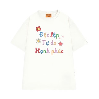 Áo Thun Việt Nam Độc Lập Tự Do Hạnh Phút Chất Vải Cotton 75 Mềm Mịn NGỐ TEE