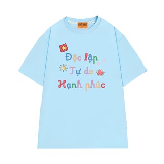 Áo Thun Việt Nam Độc Lập Tự Do Hạnh Phút Chất Vải Cotton 75 Mềm Mịn NGỐ TEE