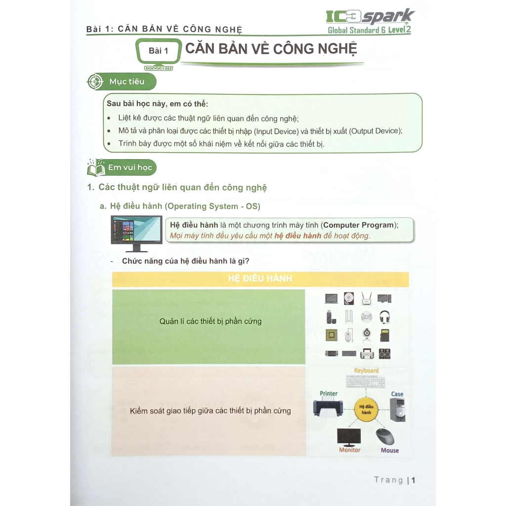 Sách Tăng Cường Tin Học Quốc Tế IC3 - Level 1, 2, 3 (Trọn bộ)