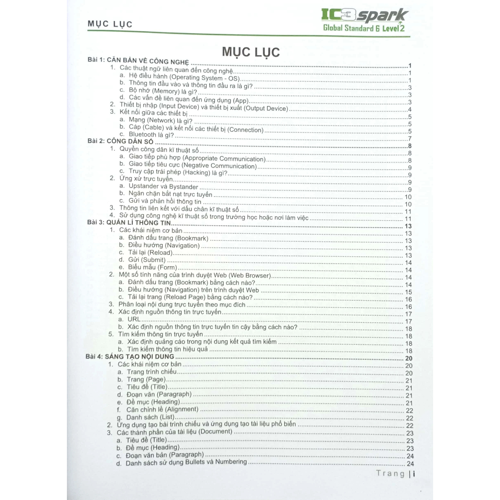 Sách Tăng Cường Tin Học Quốc Tế IC3 - Level 1, 2, 3 (Trọn bộ)