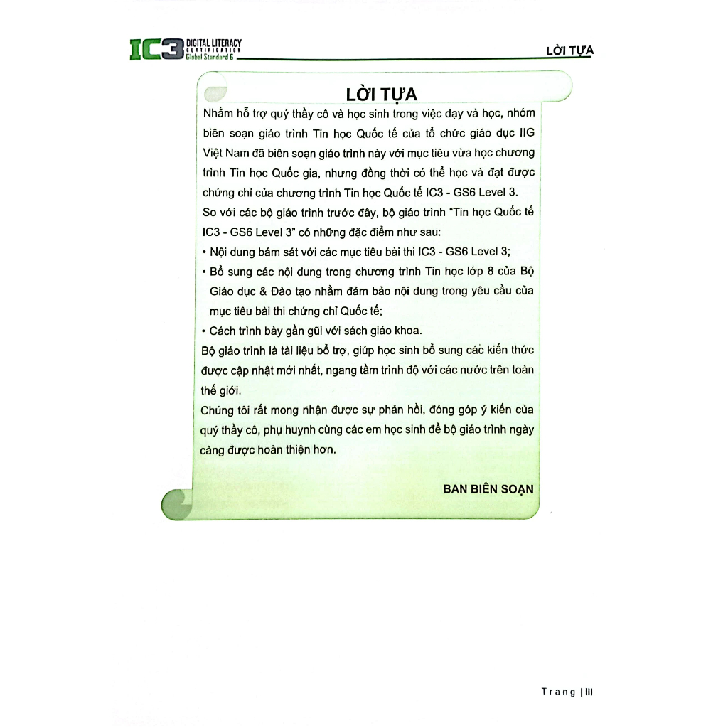 Sách Tăng Cường Tin Học Quốc Tế IC3 - Level 1, 2, 3 (Trọn bộ)