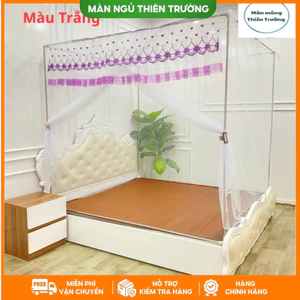 Màn khung inox không khoan tường_Màn cửa vén tiện lợi vải tuyn thái lạnh chống muỗi hiệu quả 2026 cao cấp Thiên Trường