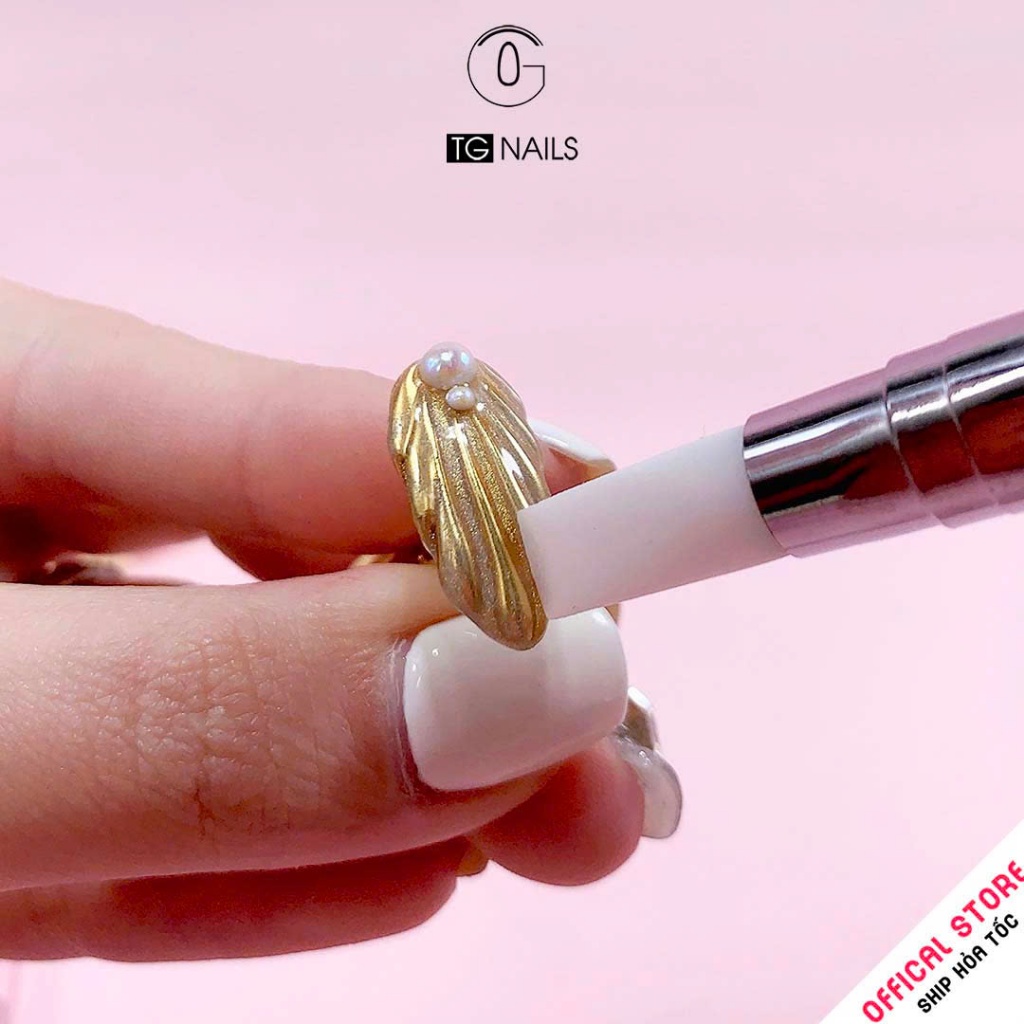 Bộ bút chà tráng gương,dán foil cán đá 5 cây nặn hoa 3D chuyên nghiệp