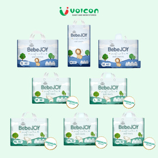 [Combo 2 gói/4 gói] Tã Bỉm Bebejoy Premium Siêu Mỏng Thấm Hút Vượt Trội Chống Hăm Cho Bé Da Nhạy Cảm