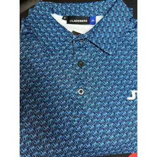 Áo golf polo xanh than phối hoạ tiết sọc co dãn thấm hút tốt