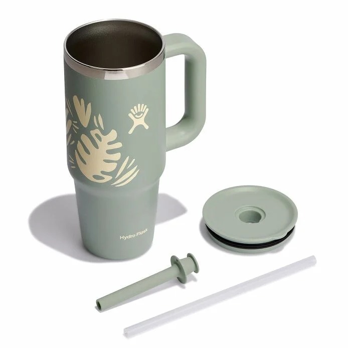 Ly giữ nhiệt Hydro Flask 710ml Around Travel Tumbler 24 oz chính hãng, kèm ống hút, an toàn sức khỏe