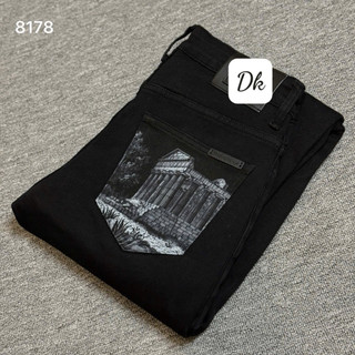 Quần Jean Nam 2 màu Ống Đứng Slim Fit Co Giãn Thời Trang Cá Tính | Quần Jean Nam Đẹp Phong Cách Trẻ Trung