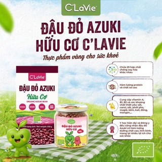 Đậu đỏ hữu cơ C'LaVie Organic Azuki/ Kidney Beans