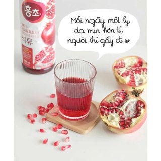 Nước Giấm Trái Cây Lên Men Hongcho Hàn Quốc - Giấm Uống Hoa Quả Vị Ngon Healthy, Giải Khát Thanh Mát