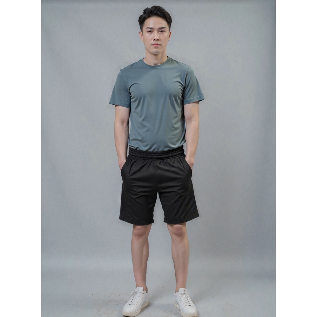 Bộ Quần Áo Nam Short Nam thể thao thun poly Cao Cấp Túi Có Khóa Khéo Shopthethaokute