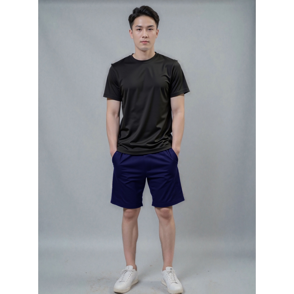 Bộ Quần Áo Nam Short Nam thể thao thun poly Cao Cấp Túi Có Khóa Khéo Shopthethaokute