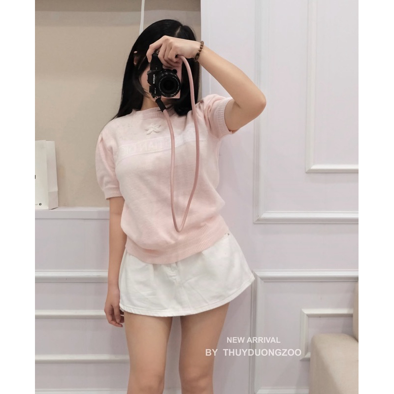 THUYDUONGZOO - ÁO LEN PINK TAY BỒNG ( CÓ SẴN )