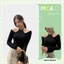 Áo Croptop Tay Dài MCA Cổ Yếm Vạt Bầu Hở Vai Body Gợi Cảm A5277