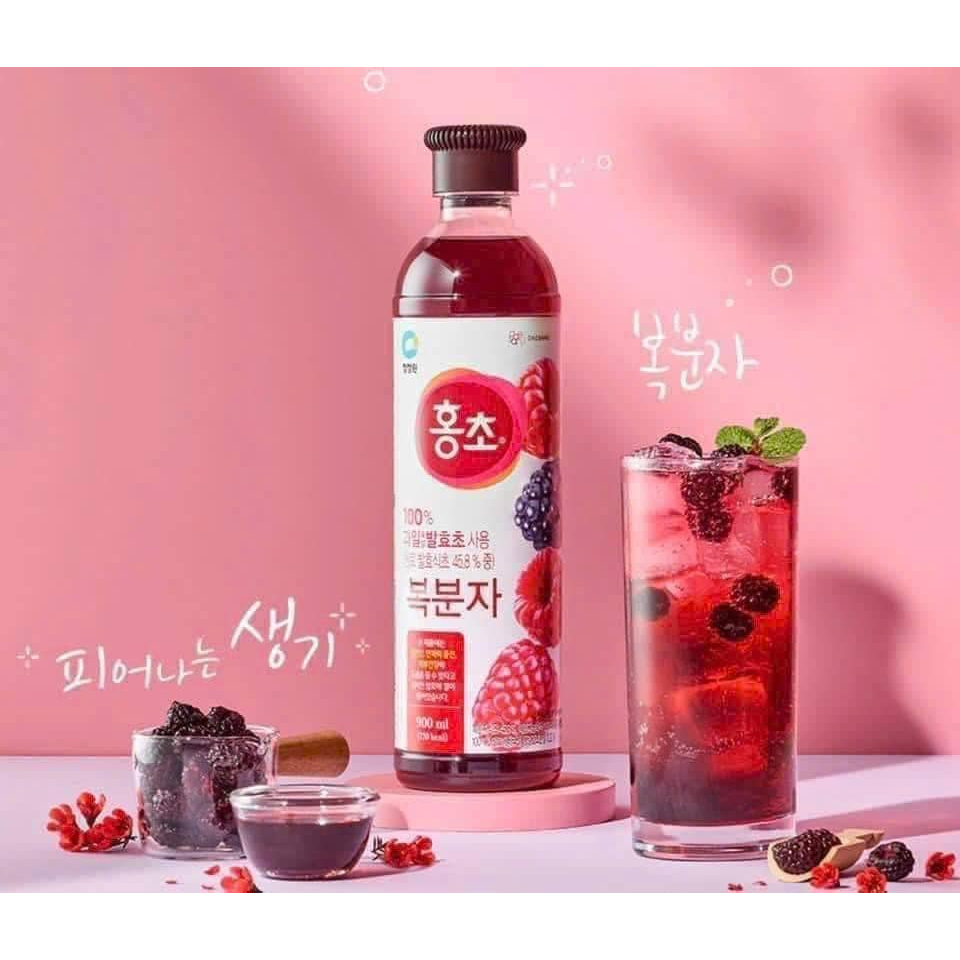 Nước Uống Trái Cây Lên Men Hongcho O'FOOD DAESANG - Nước Hoa Quả Hàn Quốc 500ml/900ml (Đủ Vị)