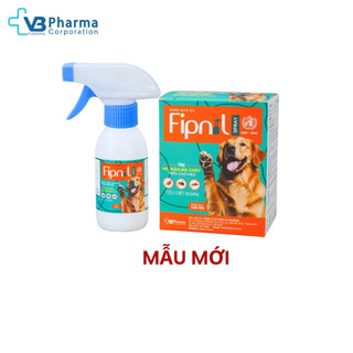 VB Pharma thuốc xịt  Fipnil spray trị bọ chét ve ghẻ chấy rận trên chó mèo chai 100ml và 250ml