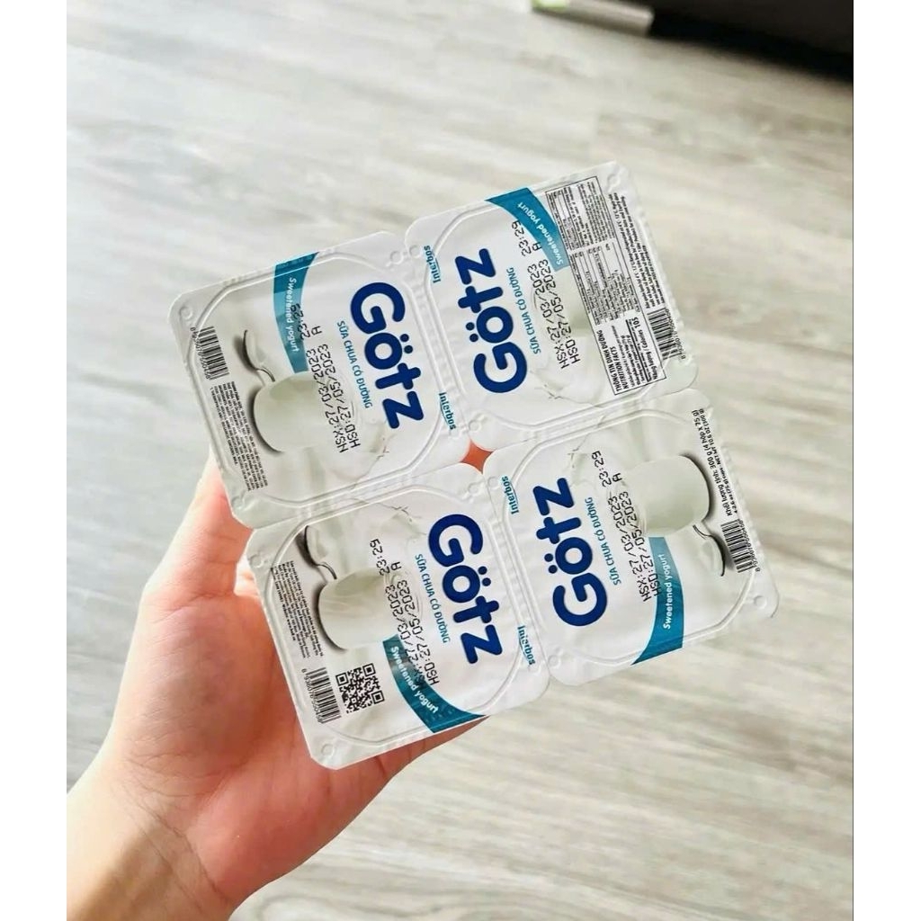 (siêu sales) 6 Lốc 24 Hộp Sữa chua GOTZ Mền Sánh Mịn Dành Cho Bé Yêu và gia đình ăn thêm gắn kết yêu thương