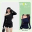 Áo thun nữ tay dài kiểu lệch vai MCA dáng ôm basic A51215