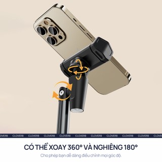 Giá Đỡ Điện Thoại Để Bàn Boneruy T8 Xoay 360 Độ Điều Chỉnh Độ Cao Nâng Hạ 24-38cm