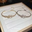 Vòng Tay Trái Tim Tình Yêu Zircon Rỗng Có Mở Mạ Vàng 18k, Phong Cách Cổ Điển, Thiết Kế Sang Trọng Dành Cho Nữ VT33