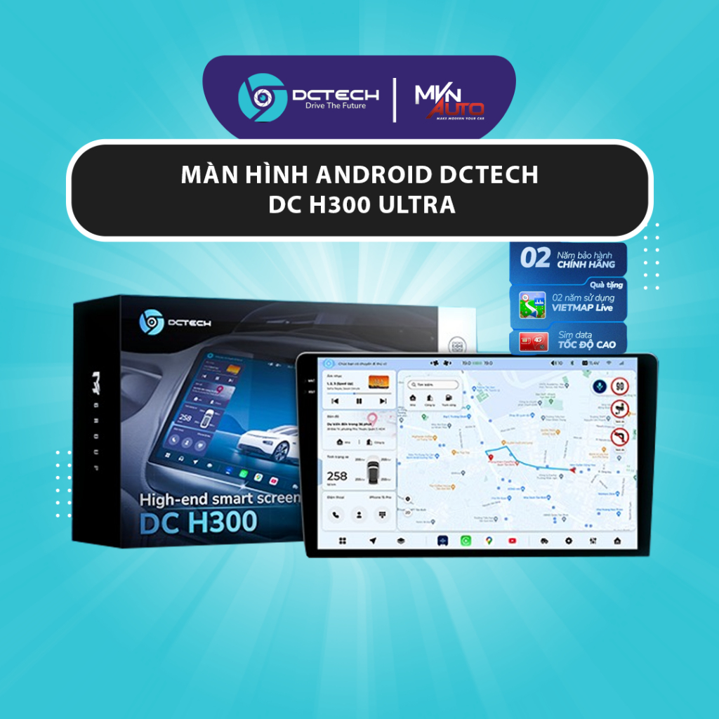 Màn hình Android DCTECH DC H300 ULTRA - MVN AUTO | Shopee Việt Nam