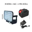 Đèn LED 35/55 + B.in, bóng siêu sáng, dùng bi.n rời chân cắm phổ thông, dùng trong nhà, ngoài trời tiện lợi