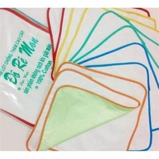 Combo 10 Miếng lót chống thấm cao cấp Đô Rê Mon Thaibinh Towel kích thước 30x30cm
