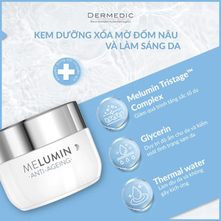 [HÀNG CÔNG TY] Kem dưỡng mờ đốm ban đêm Dermedic Melumin Anti-Dark Spots Concentrated Night Cream