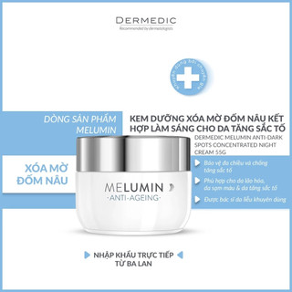 [HÀNG CÔNG TY] Kem dưỡng mờ đốm ban đêm Dermedic Melumin Anti-Dark Spots Concentrated Night Cream
