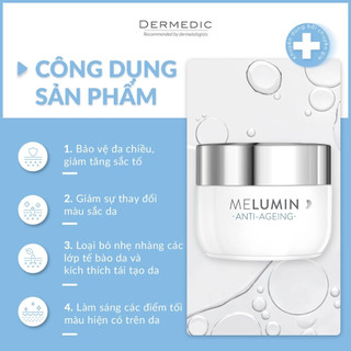 [HÀNG CÔNG TY] Kem dưỡng mờ đốm ban đêm Dermedic Melumin Anti-Dark Spots Concentrated Night Cream