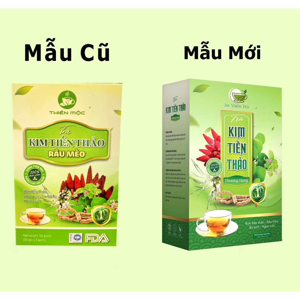 Trà Bổ Thận Kim Tiền Thảo Râu Mèo Thiên Mộc Hỗ Trợ Giải Độc, Thanh Nhiệt - 30 Túi Lọc Tiện Lợi 3