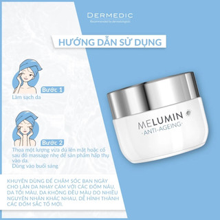 [HÀNG CÔNG TY] Kem dưỡng ban ngày sáng da, mờ thâm nám Dermedic Melumin Day Cream SPF50+ (55g)