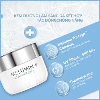 [HÀNG CÔNG TY] Kem dưỡng ban ngày sáng da, mờ thâm nám Dermedic Melumin Day Cream SPF50+ (55g)