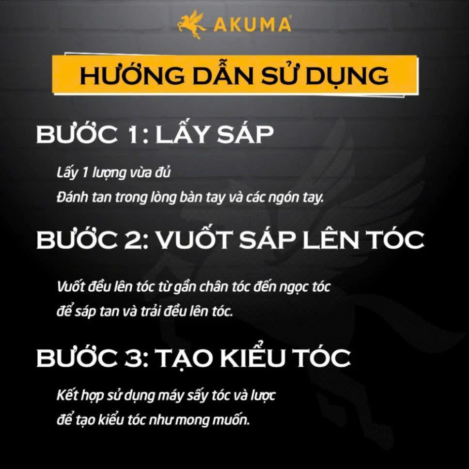 [Bán Chạy] Sáp Vuốt Tóc Nam AKUMA Infinity Clay 56g
