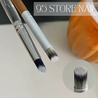 Cọ ombre nail, cán gỗ , dùng loang màu vẽ móng