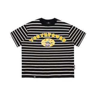 Áo Thun Boxy SỌC SHINCHAN YOUTHPOWER Form Rộng Nam Nữ Oversize Unisex Cotton 2 Chiều 250gsm Cổ Tròn Local Brand Việt Nam