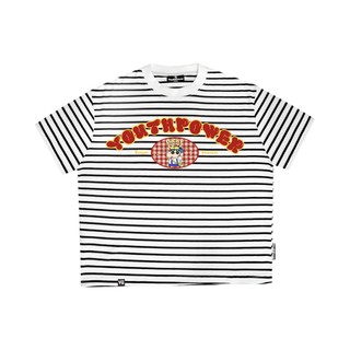Áo Thun Boxy SỌC SHINCHAN YOUTHPOWER Form Rộng Nam Nữ Oversize Unisex Cotton 2 Chiều 250gsm Cổ Tròn Local Brand Việt Nam