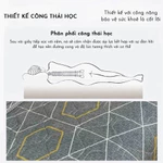 [TẶNG GA BỌC NỆM] Nệm Topper Gấp 3 Cao Su Non Êm Ái,Đệm Dễ Gấp Gọn,Đủ Size Độ Dày 5cm Không Hầm Lưng — ảnh 6
