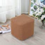 Vỏ đôn vuông nhung gân DECOR HOME SH, bọc đôn sofa vải nỉ nhung gân dày dặn mềm mại