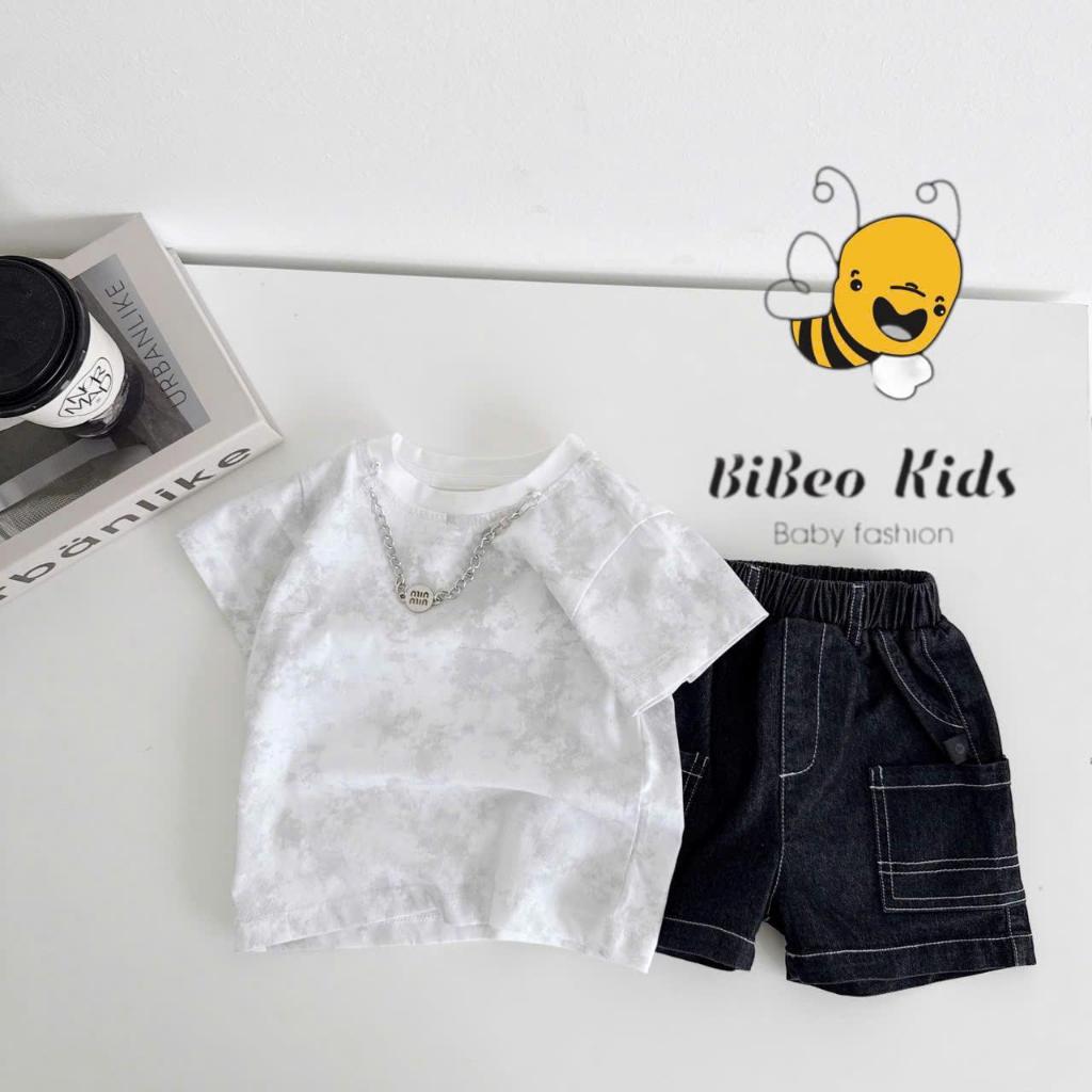 Bộ quần áo COTTON LOANG HOTTREND CHO BÉ TRAI, Bộ quần áo đi học đi chơi cho bé