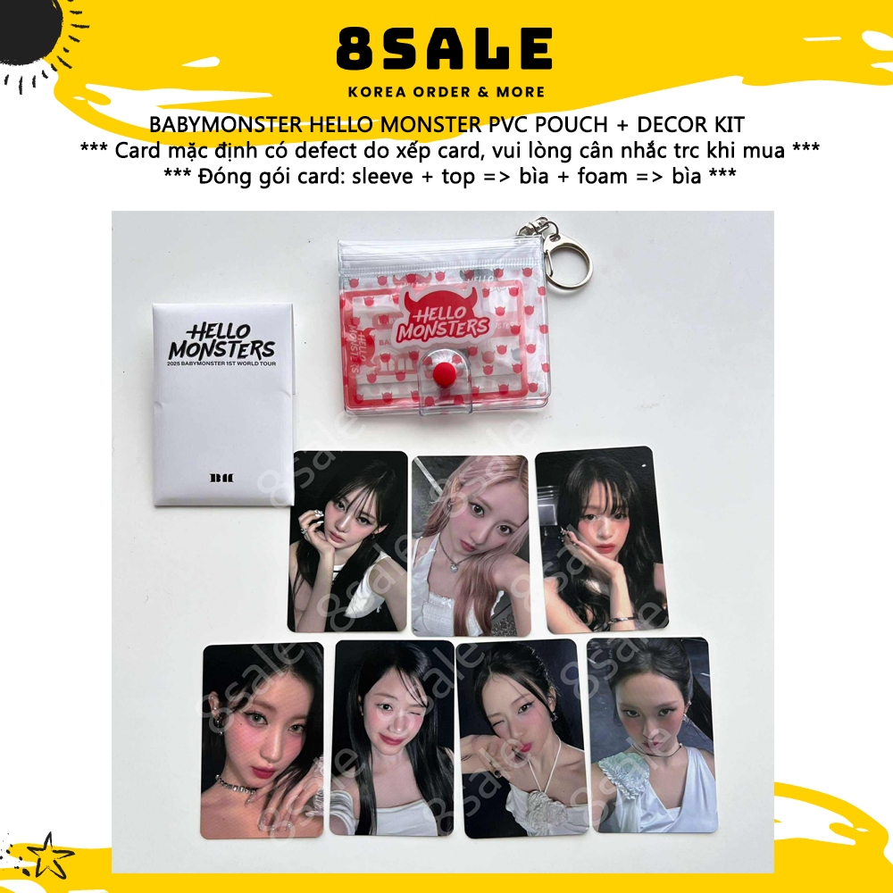 BABYMONSTER | Hello Monster photocard / instant photo (ảnh bo góc thần ...