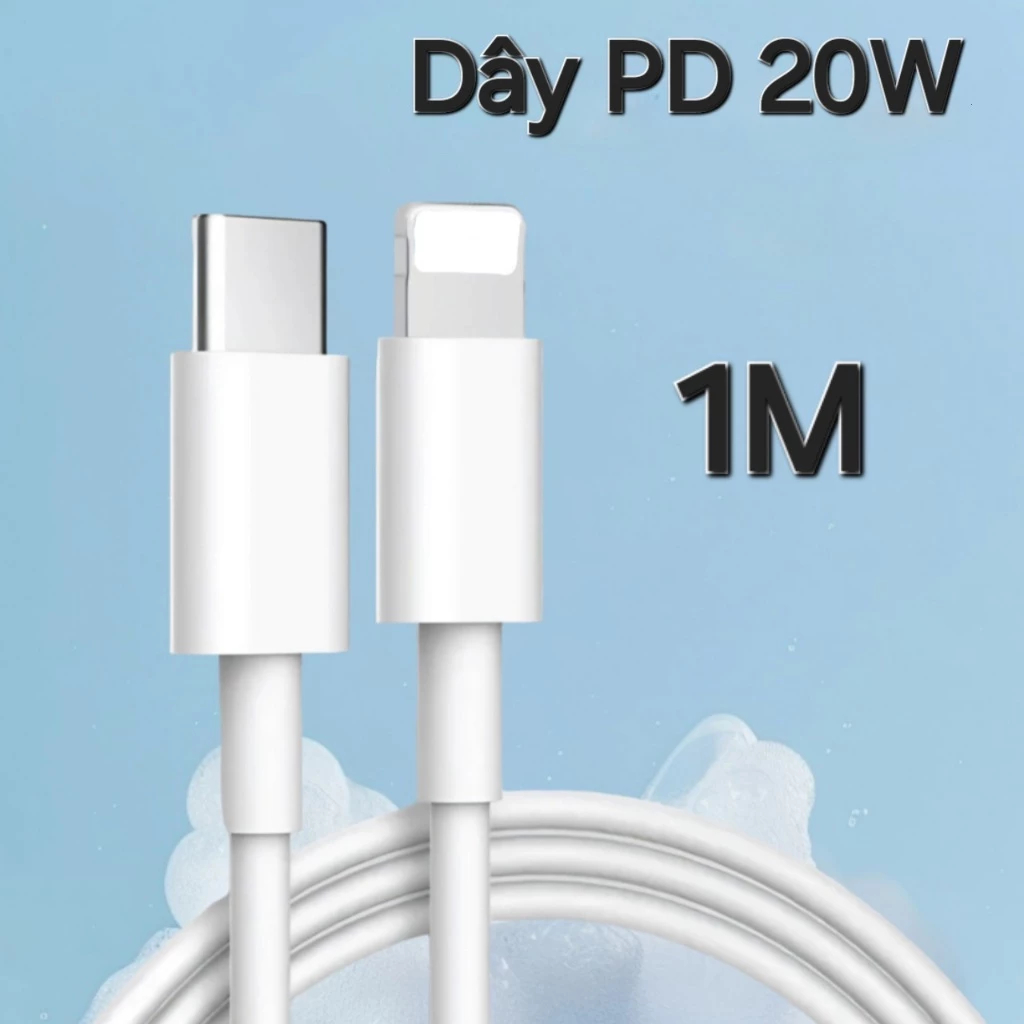 Bộ sạc PD 20w cho IPhone ổn định không nóng máy - cam kết sạc nhanh 50% pin trong vòng 30 phút